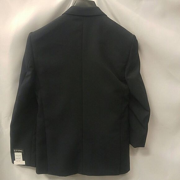 BOY'S SOPRANO JR NAVY 2 PIECE SUIT BY VANDERBILT - Picture 2 of 5